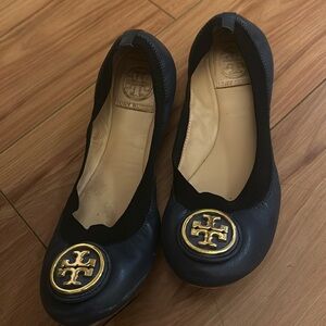 Tory Burch Blue Flat Size 6.5